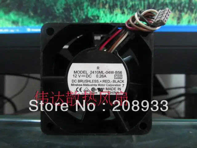 Для NMB 6025 2410ML 04W B56 12V 0.26A|nmb| |