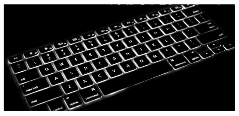 США Версия Водонепроницаемый разноцветный Клавиатура ноутбука чехол для MacBook Pro 13 Клавиатура ноутбука пыле силиконовый защитный чехол