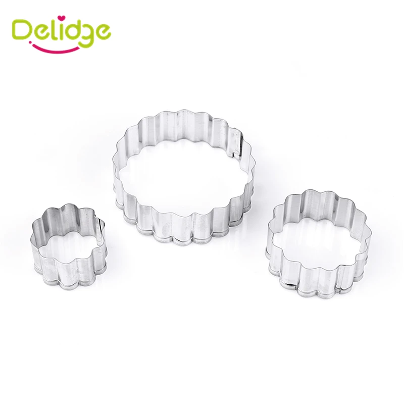 Delidge 3 4 шт./лот красивая форма для торта с цветами из нержавеющей стали Петуния