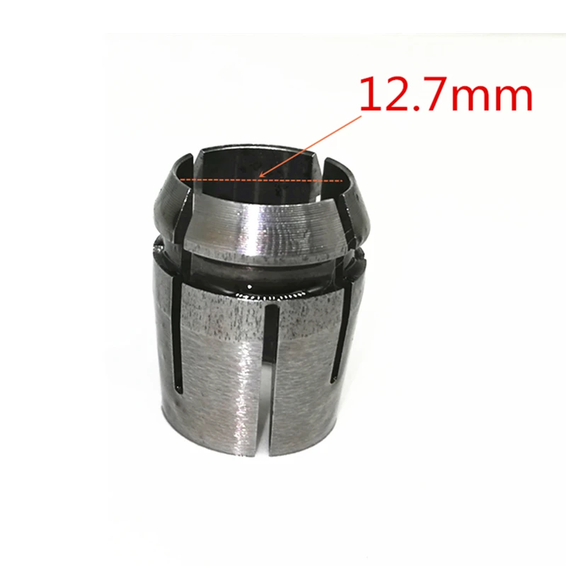 12.7mm 1pcs 1,2 ''1/4'' 3/8 ''6 мм 6,35 мм 8 мм 9,52 мм 12 мм 12,7 мм втулка конусная Зажимная гайка Замена для патрона маршрутизатора Makita RP2300 RP2301 RP2301 - Цвет: 12.7mm 1pcs