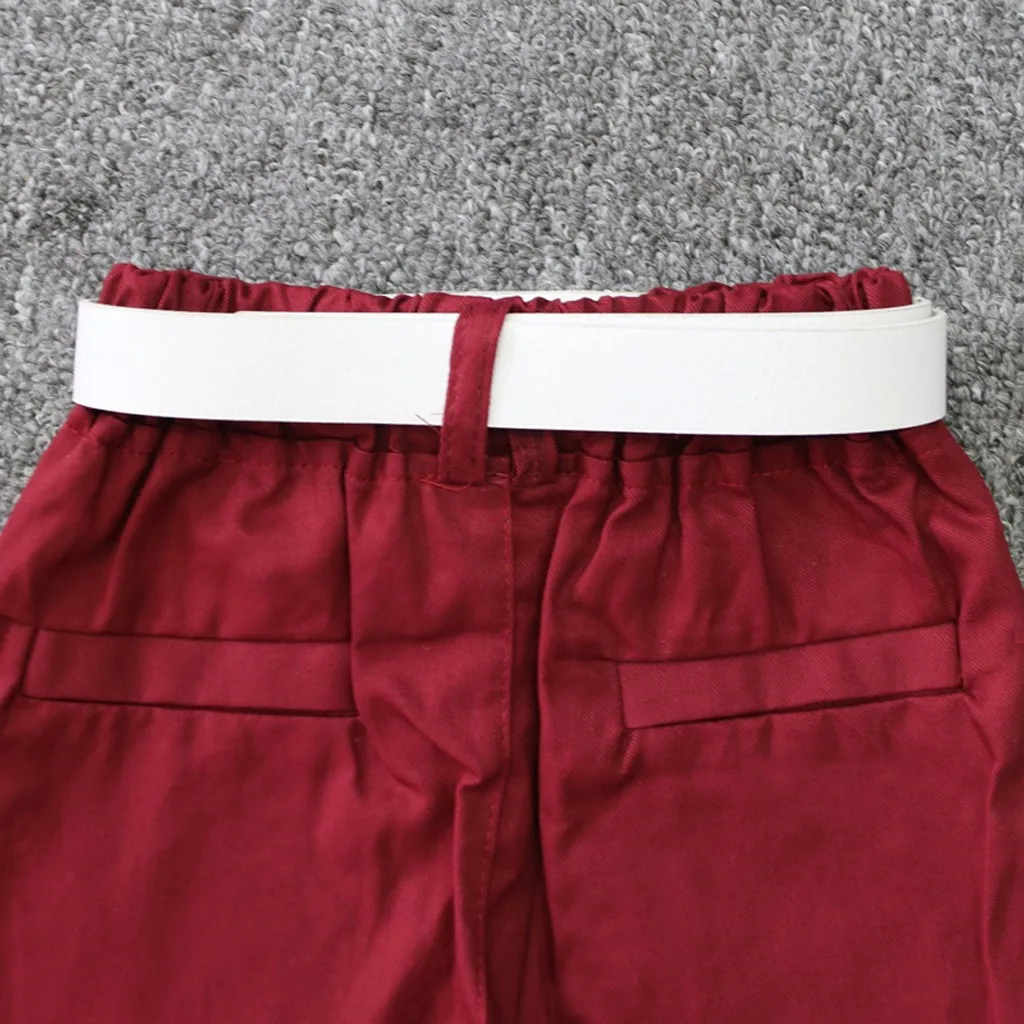 Комплект одежды MUQGEW для маленьких мальчиков Костюм Джентльмена футболка с