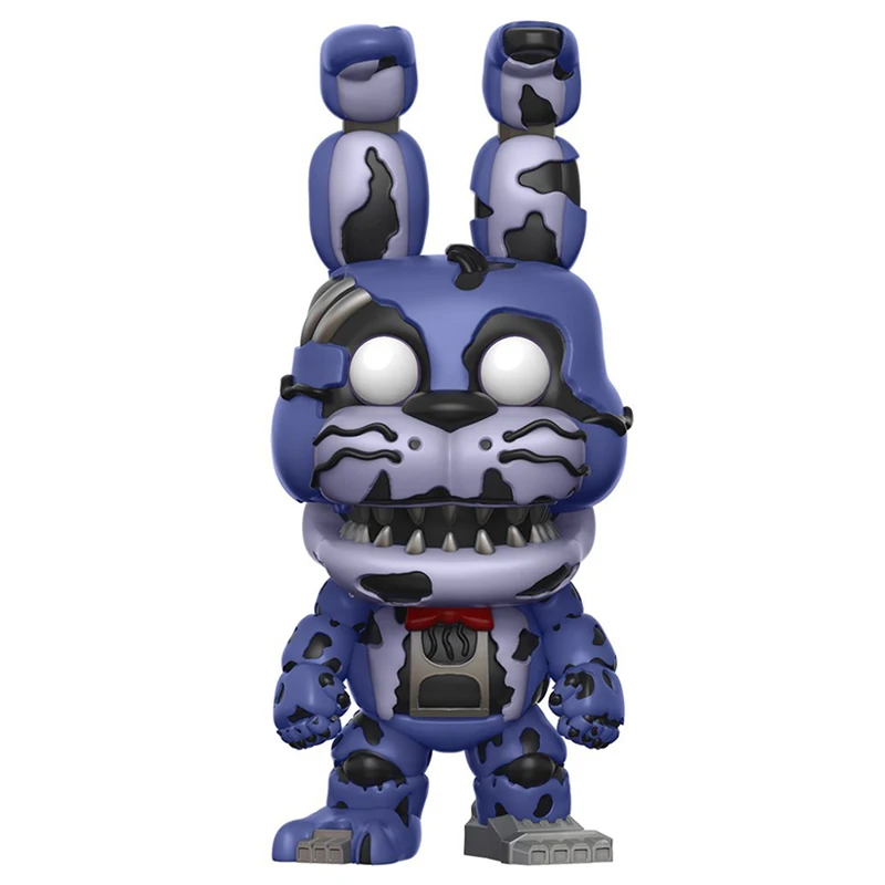 Nightmare Bonnie Игрушки Five Nights At Freddy's, ПВХ, 10 шт., фигурки, куклы-медведи из винила FNAF Бонни и Чика Foxy Freddy Fazbear, кукла - Цвет: Nightmare Bonnie