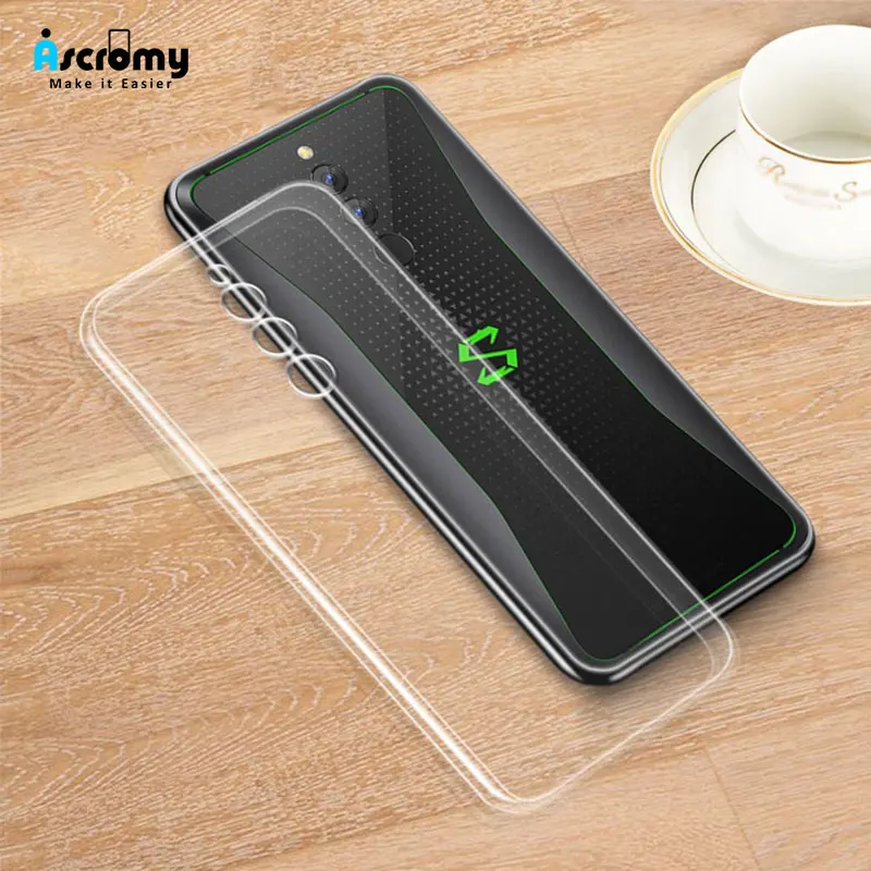 Чехол Ascromy для Black Shark 2 тонкий мягкий прозрачный силиконовый чехол из ТПУ Для Xiaomi