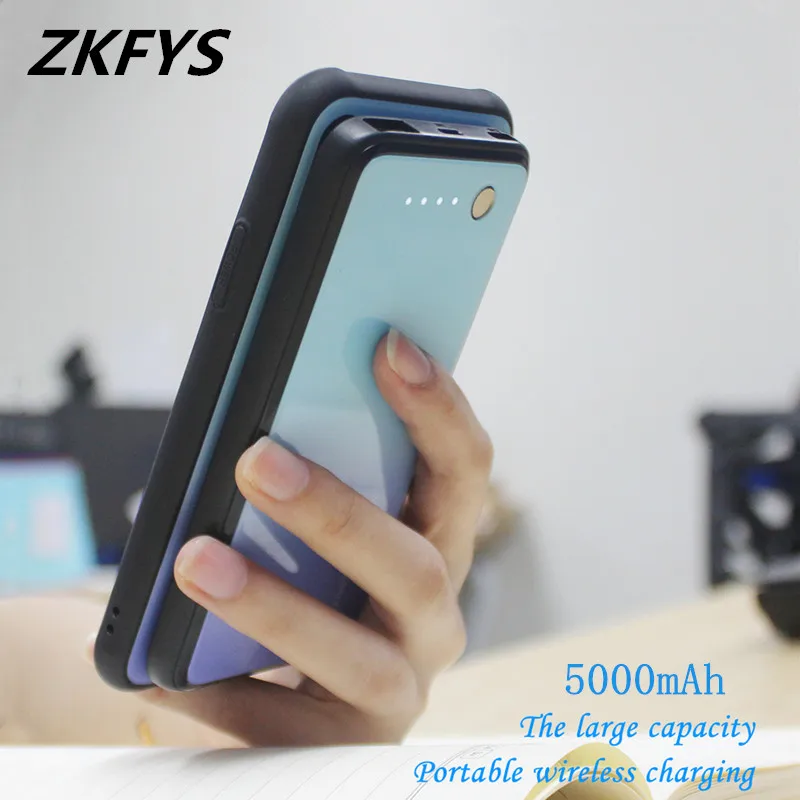 Беспроводное зарядное устройство, чехлы для аккумуляторов для Xiaomi mi X 3, чехлы для питания, 5000 мА/ч, внешнее магнитное зарядное устройство, чехлы для зарядки аккумуляторов