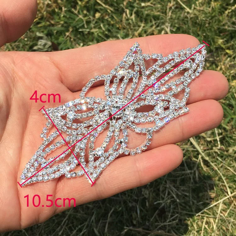 Изящная маленькая Хрустальная аппликация для платья, пояса, украшения, блестящие прозрачные стразы, аппликация для невесты, свадебное украшение, сделай сам, камень