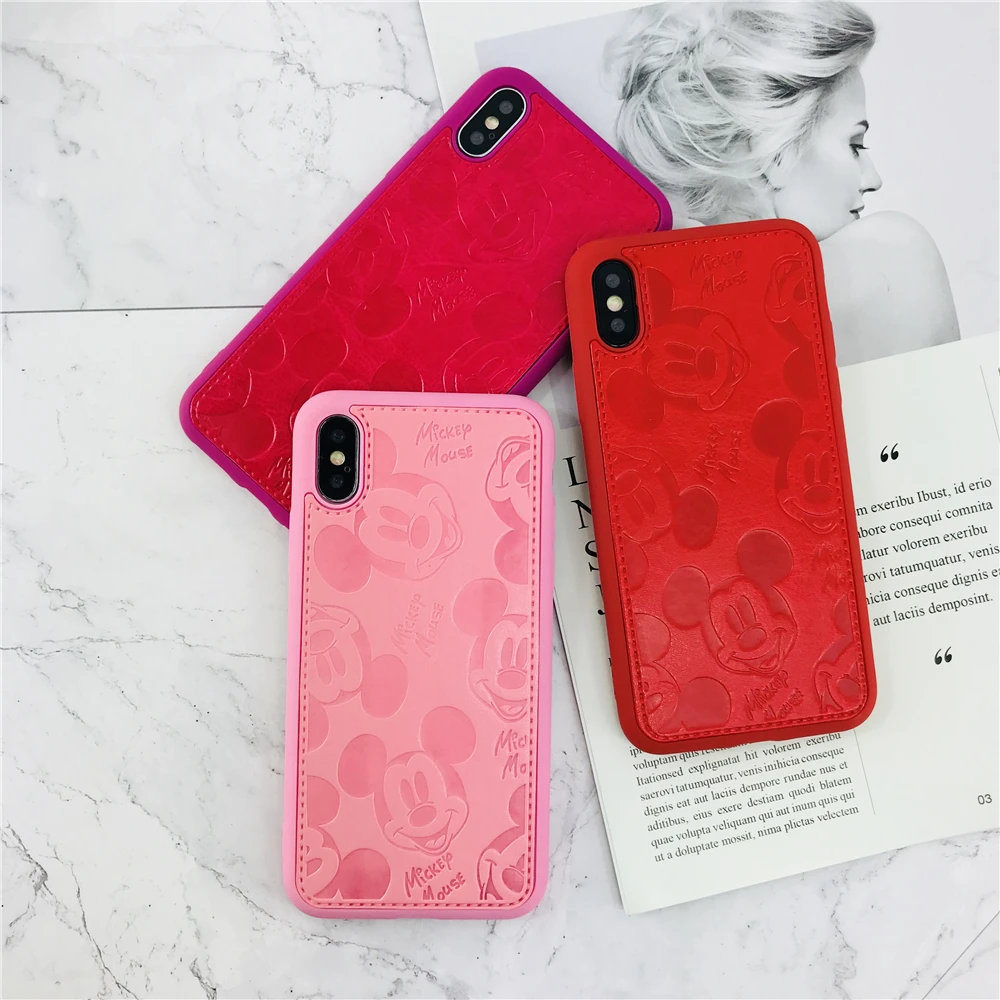 Чехлы для iPhone 5 с изображением Микки Мауса кожаный чехол мобильного телефона 5S se