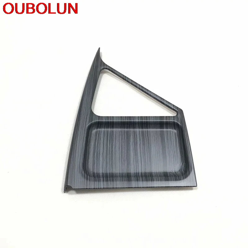 OUBOLUN ABS дерево краска черный интерьер аксессуары для Toyota RAV4 LHD 2016 2017 2018 коробка