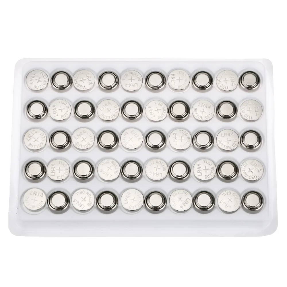 100 упаковок LR44 A76 L1154 AG13 357 SR44 G13 1 5 V Щелочная монетная батарея Zn/MnO2|Часовые