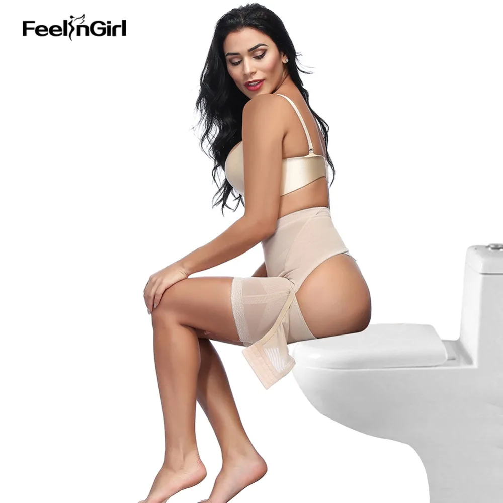 FeelinGirl, Корректирующее белье с высокой талией для похудения, Утягивающее нижнее белье, Корректирующее белье, нижнее белье