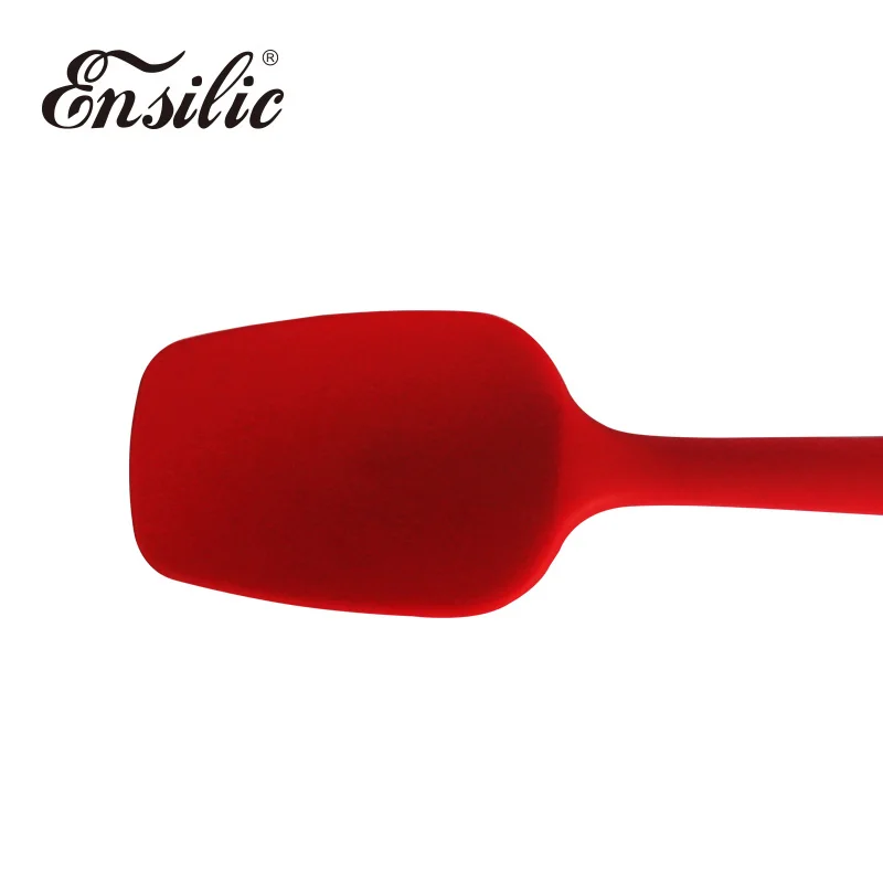 Ensilic Food Grade Silicone Scrapers Non-Stick DIY Baking Pastry Spoon Heat Resistant Non-Scratch Kitchen Tools | Дом и сад