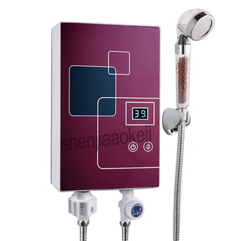 220В 6000 Вт мгновенный Электрический водонагреватель бытовой горячий душ для