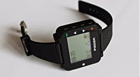 Бесплатная доставка! Вызов официанта передатчик пейджера с двумя клавишами