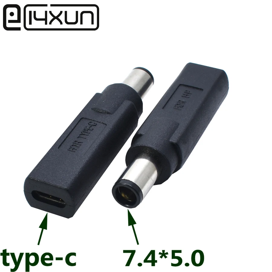 EClyxun 1 шт. USB 3 Тип C Женский адаптер постоянного тока 7 4*5 0 питания разъем типа c для