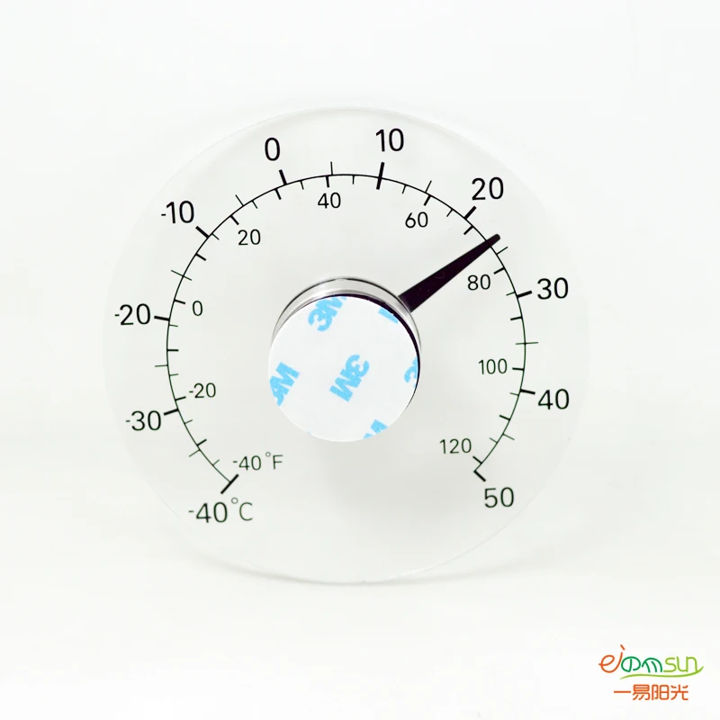 Аналоговый термометр для дома на открытом воздухе прозрачный измеритель