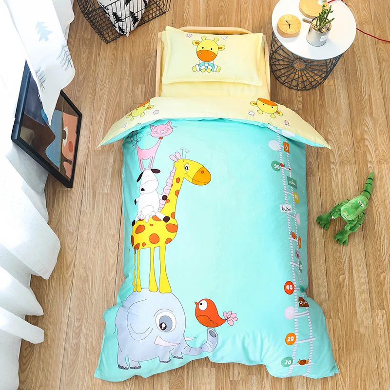 3 шт./компл. Мультяшные комплекты постельного белья мягкий детский комплект с