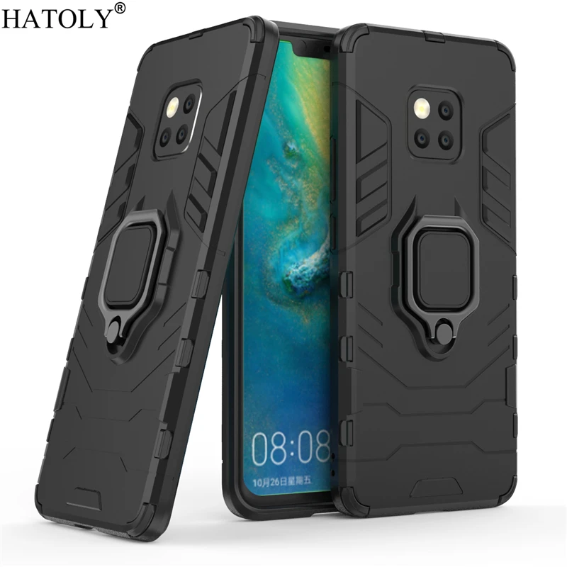 

For Huawei Mate 20 Pro Case Cover for Huawei Mate 20 Pro Finger Ring Phone Shell Protective PC Armor Case For Huawei Mate 20 Pro