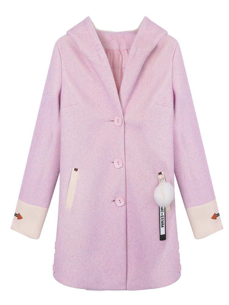 

Women's mid autumn coat, 2020 new style autumn winter wear, Korean version.