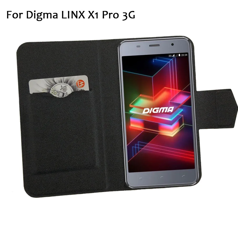 5 Colors Hot! Digma LINX X1 Pro 3G Case Phone Leather Cover Factory Price Protective Full Flip Stand Shell Cases | Мобильные