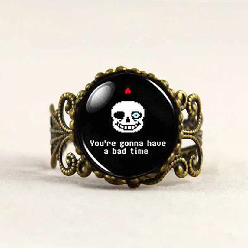 Женское модное ожерелье ручной работы Undertale Sans в стиле стимпанк из латуни|men