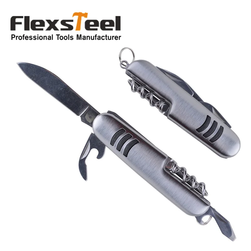 Flexsteel карманный многофункциональный брелок для ключей инструмент с ножом