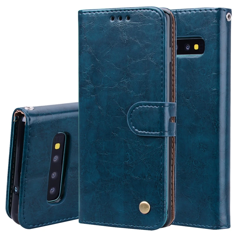 Кожаный чехол кошелек для Samsung Galaxy S10e S10 S8 S9 Plus S7 S6 edge A6 A8 J4 J6 2018 A7 J2 J8 A750 мягкая