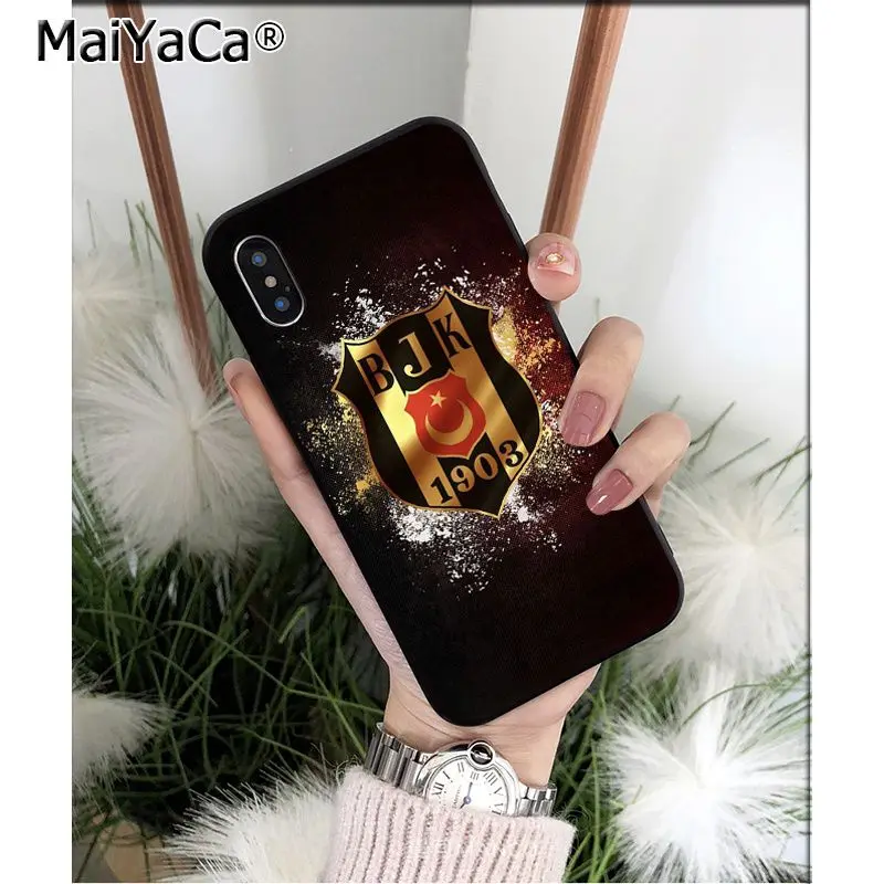 A10 MaiYaCa индейка Besiktas Футбол ТПУ мягкий высококачественный чехол для телефона для Apple iPhone 8 7 6 6S Plus X XS MAX 5 5S SE XR чехол - Цвет: A10