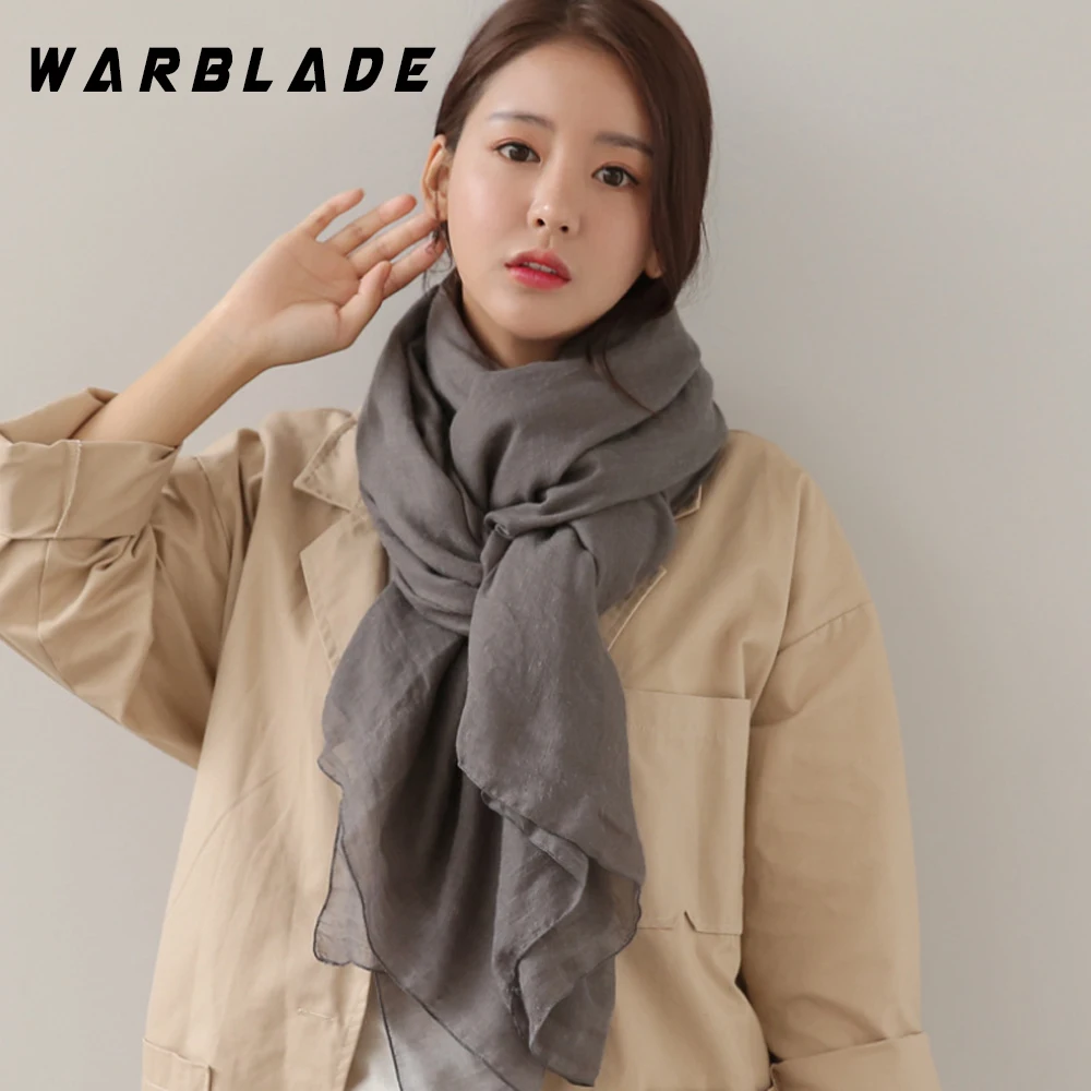 Новинка 2018 женские летние мягкие хлопковые шарфы в стиле ретро с кисточками