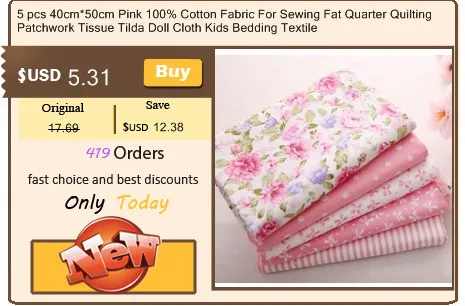 Booksew 50cmx160cm/piece Light Khaki Cotton Fabric For Tilda Doll Cloth Patchwork Quilting bedding Home Textile Reactive Dyeing