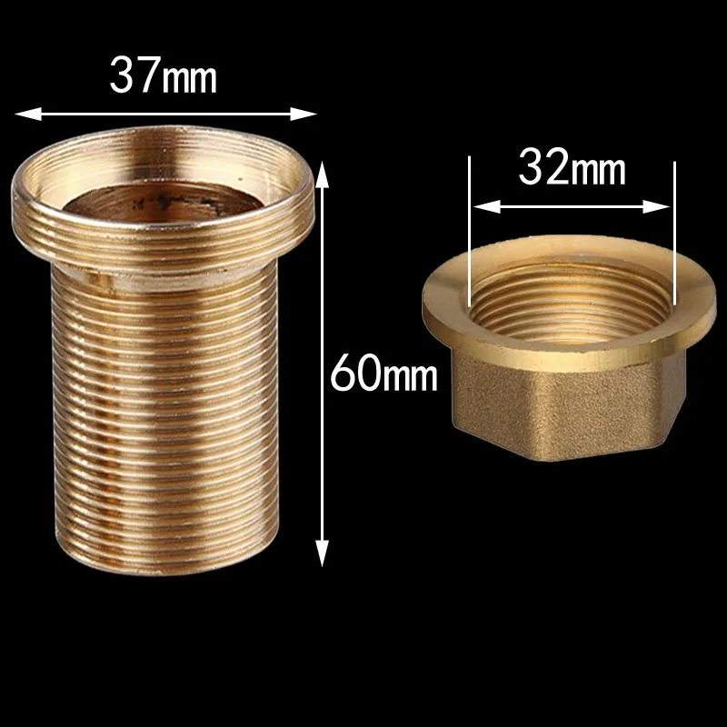 Faucet Nut,Anti-loosening Nut for Faucet Sink Fastener,Brass Lock Nuts Mounting Fittings of Single Hole Faucet Fixing Parts,Loose Faucet Repair Nut,Brass Very Durable,anti-rust 2 Sets
