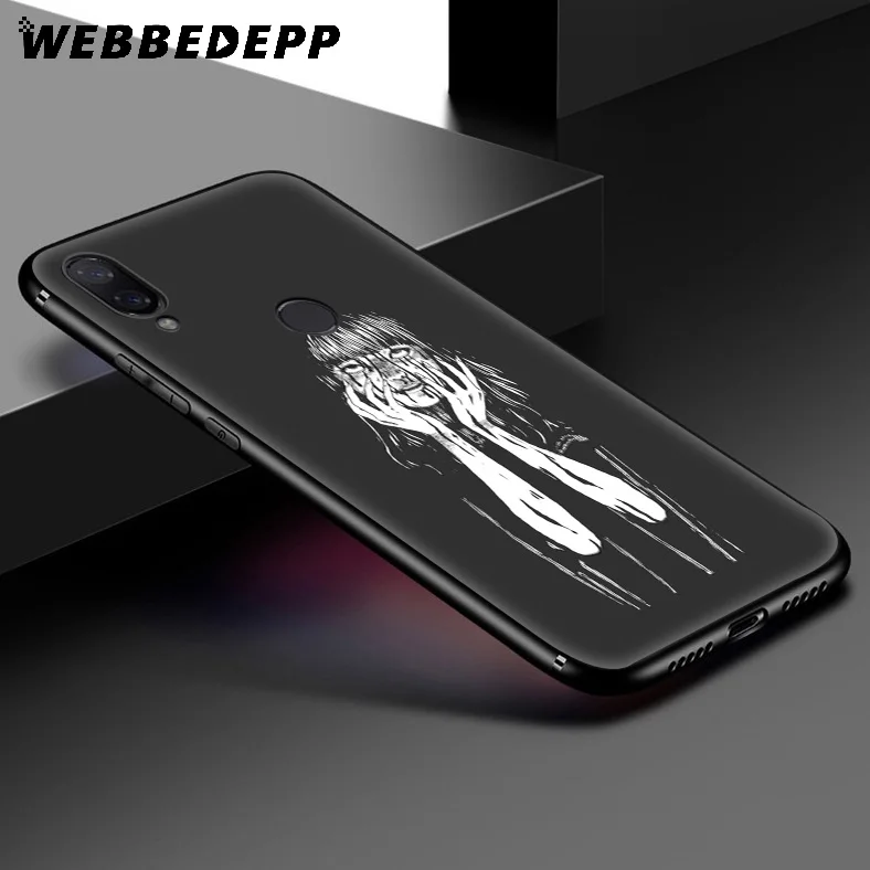 WEBBEDEPP Japanese Horror Comic Soft Case for Xiaomi Redmi K20 7A 4A 4X 5 5A 6 6A S2 Note 8 4 7 Pro Plus Prime |