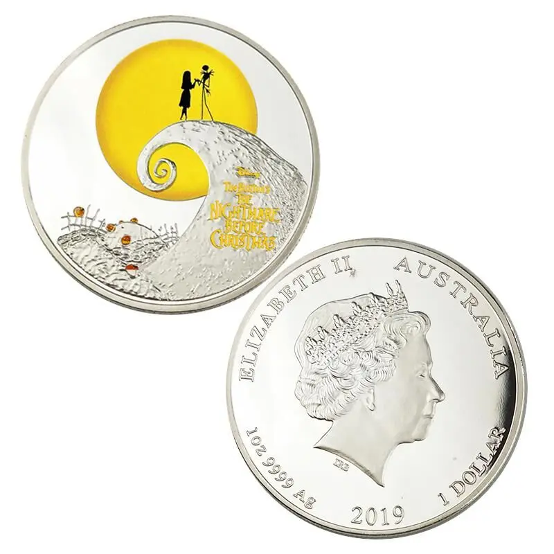 100 шт. немагнитная монета для влюбленных Медовое сердце рождественский подарок