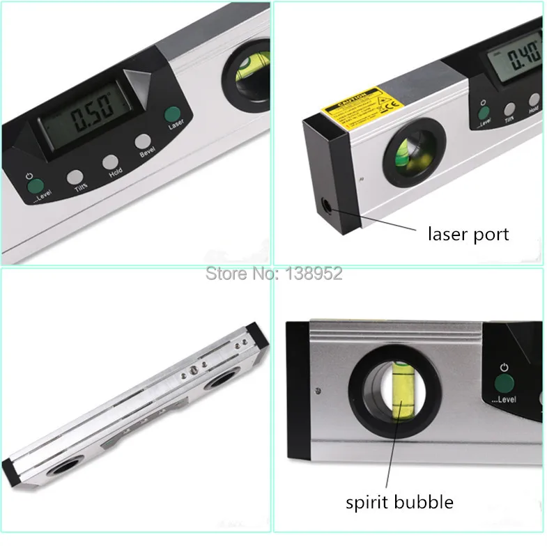 Цифровой Инклинометр спиртовой уровень 60 см 24 дюйма 0 600 мм|digital inclinometer|spirit