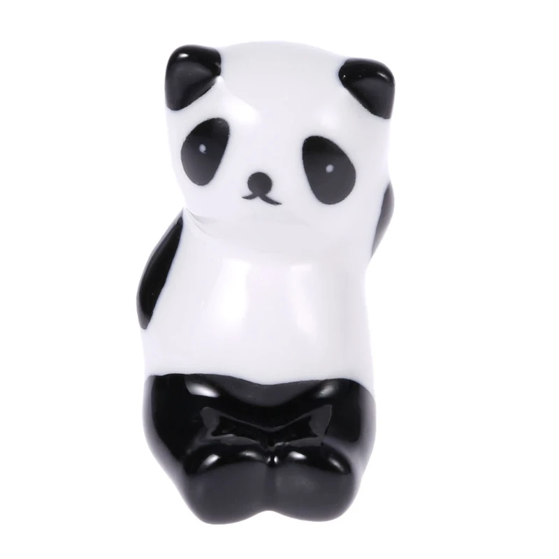 Decortive Посуда Красивая в форме панды палочки для еды и держатель вилок стенд