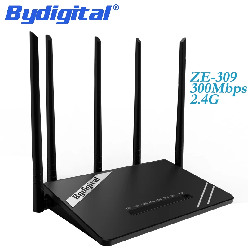 Bydigital высокая скорость WI FI маршрутизатор 300 Мбит/с бытовой сети Wi Fi ретранслятор 2.4