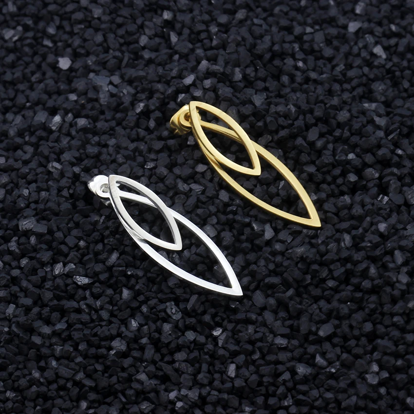 Великолепные женские серьги-подвески в форме капли листьев для девушек