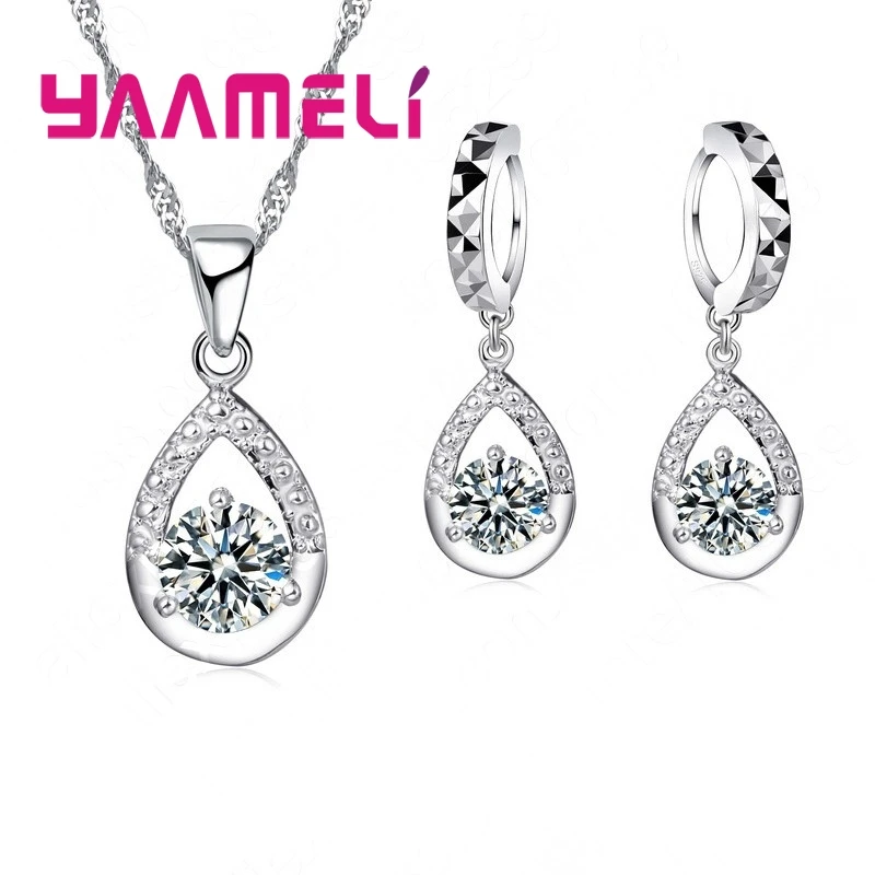 Лидер продаж подарочный набор ювелирных изделий из стерлингового серебра 925