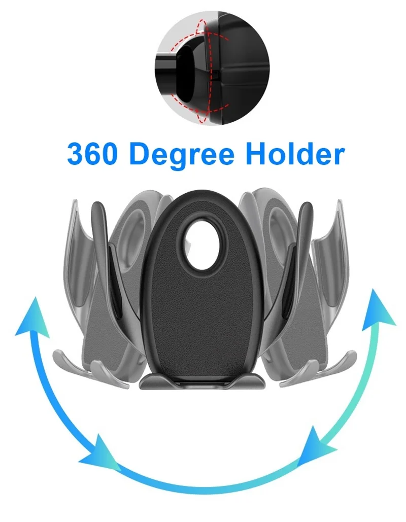 Tongdaytech Автомобильный держатель для телефона для IPhone X Gravity Air Vent крепление подставка для мобильного телефона универсальная поддержка смартфона Voiture