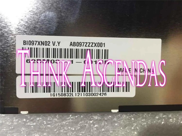 1 шт. новый оригинальный BI097XN02 V.Y 9 7 дюймовый TFT ЖК дисплей 1024 (RGB) * 768 XGA|display 1024|display