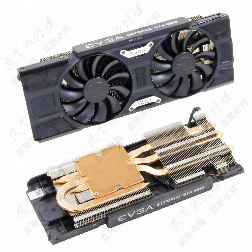 Радиатор для видеокарты EVGA GTX1060 ACX3.0 с лампой faith, совместимый с широкой версией gtx1070/1080