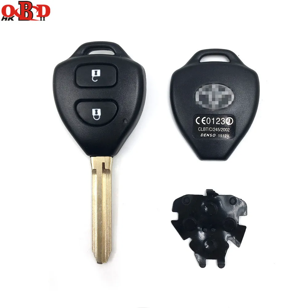 

New 2 Buttons Remote Car Key Shell for Toyota Corolla RAV4