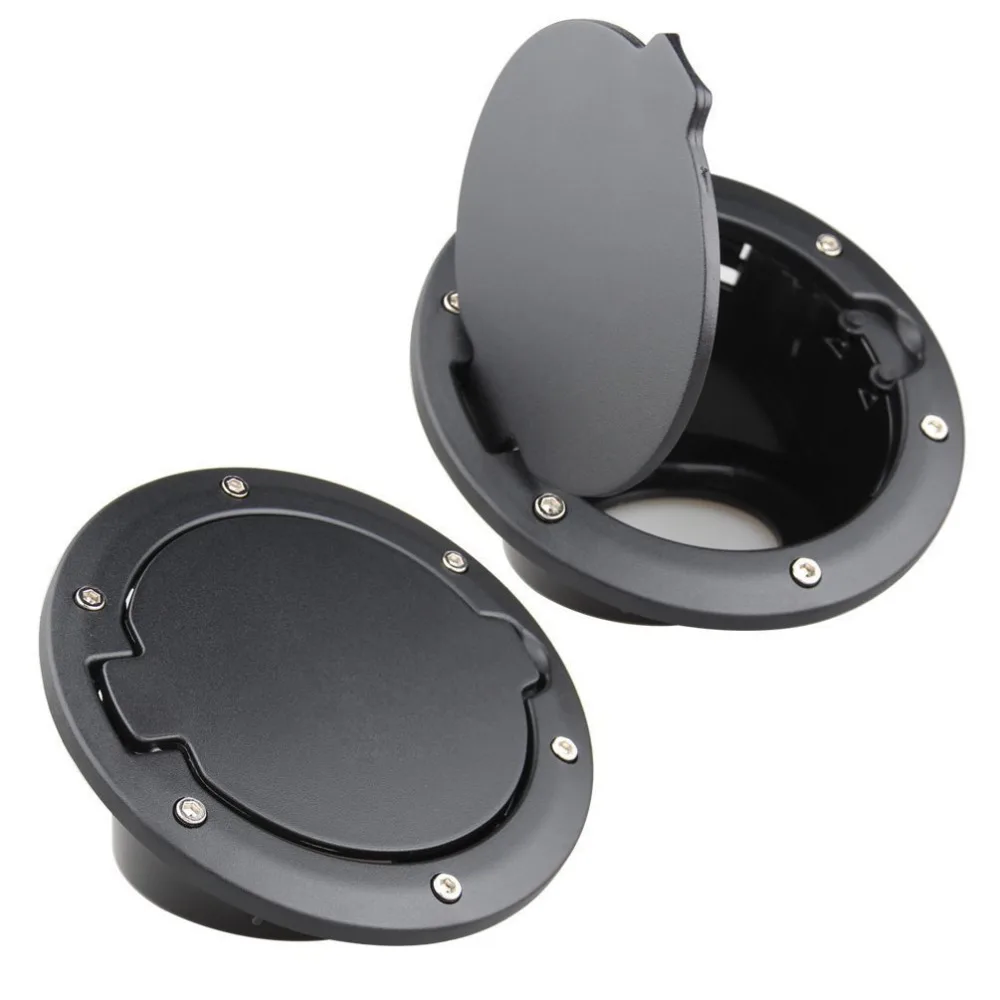 Черный топливный наполнитель крышка двери бензобака 4 дверная 2 для 2007 2016 Jeep Wrangler