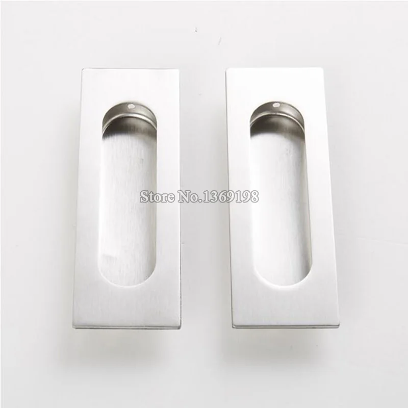 Топ Дизайн 10 шт раздвижные двери скрытые ручки из нержавеющей стали Невидимая