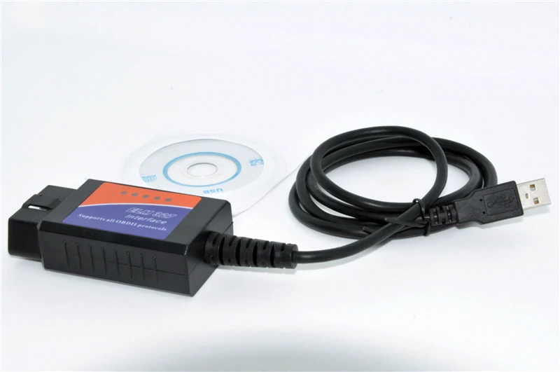 Автомобильный сканер v1.5 OBDII OBD 2 II ELM327 Лучший USB с интерфейсом Лидер продаж|scanner