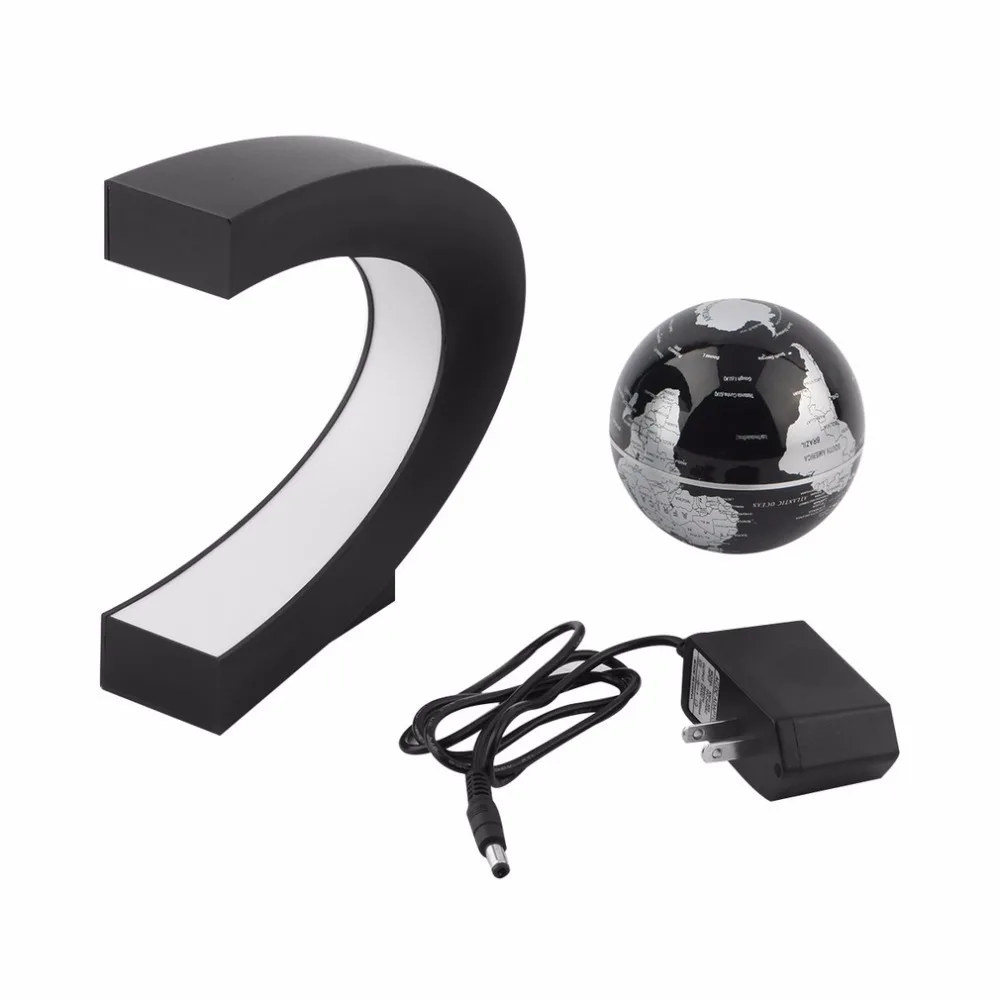 2017 New Arrival 1Pcs Novelty Decoration Magnetic Levitation Floating Globe World Map Santa Birthday Gift | Лампы и освещение