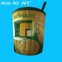 Deft дизайн надувной lemon ade стенд для продажи, продуктовый магазин, концессия лимонный напиток стойло киоск для продвижения