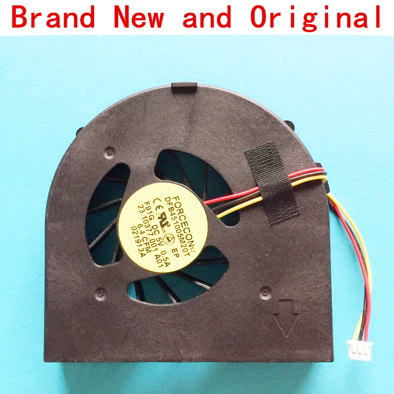 Вентилятор охлаждения процессора для ноутбука DELL INSPIRON 15R N5010 M501R m5010, 3 контакта, вентилятор DFB451005M20T F91G