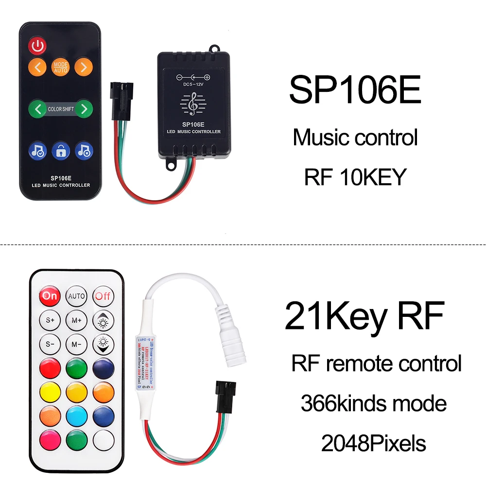 5-24V Bluetooth WiFI music Controller RF mini pixel controller APP control For WS2811 WS2812B IC LED Pixel Strip 5050 RGB |