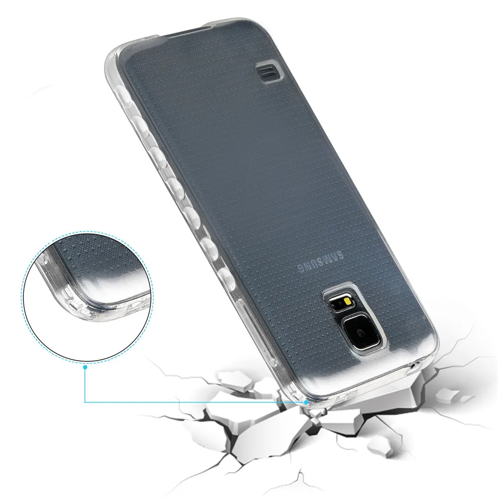 S5 нескользящий чехол для Samsung Galaxy G900F Duos LTE SM-G900FD G900H G906S G900M прозрачный из ТПУ