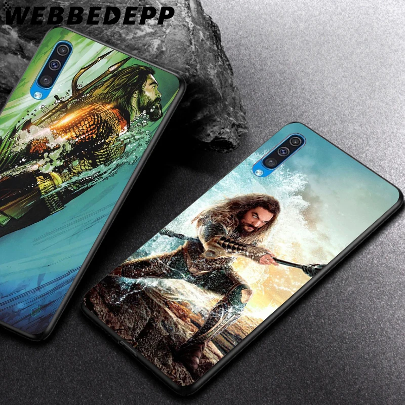 Мягкий чехол WEBBEDEPP Movie Aquaman для Samsung Galaxy A3 A5 A6 Plus A7 A8 A9 J6 | Мобильные телефоны и