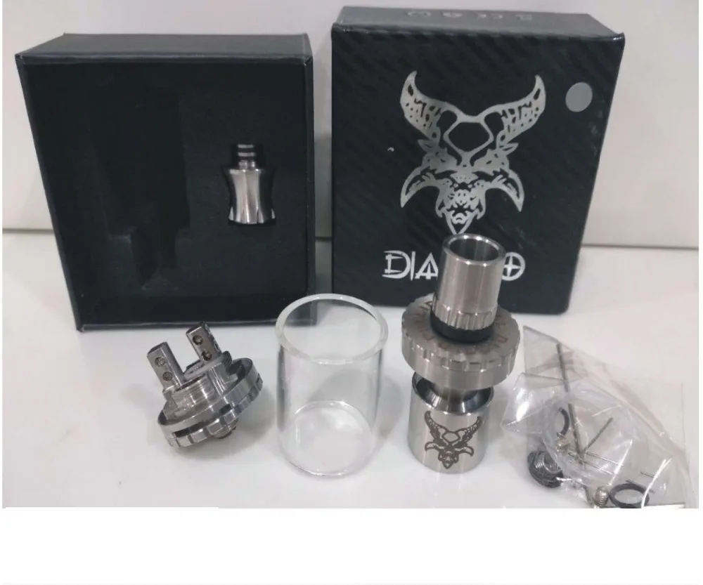 Под двумя мини RTA бак электронная сигарета атомайзер 22 мм 2 5 мл испаритель FlowAir Vaping